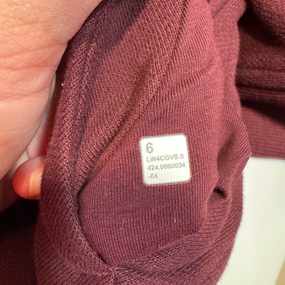 Lululemon Scuba Full-Zip Hoodie EUC Size 6 - Picture 7 of 7